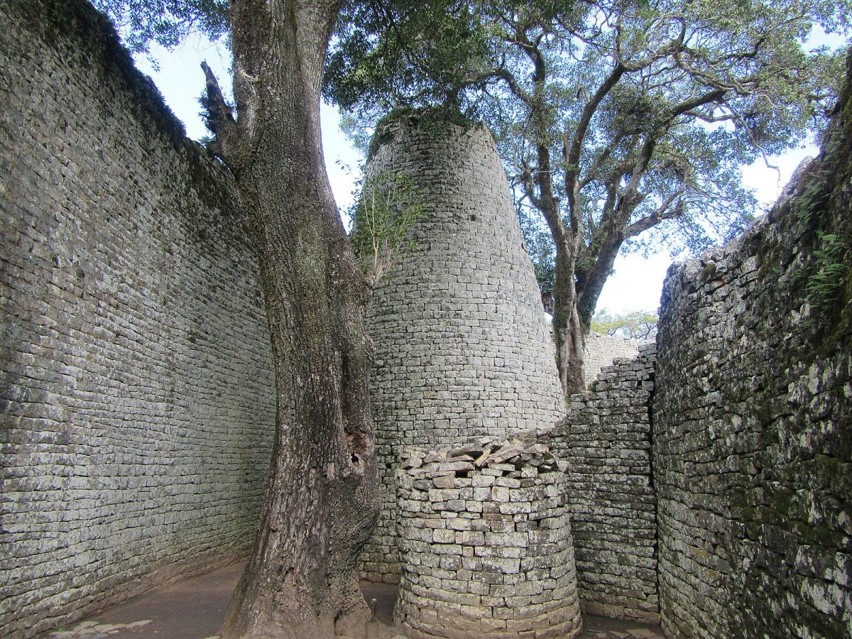 Conical Tower of Great Zimbabwe.