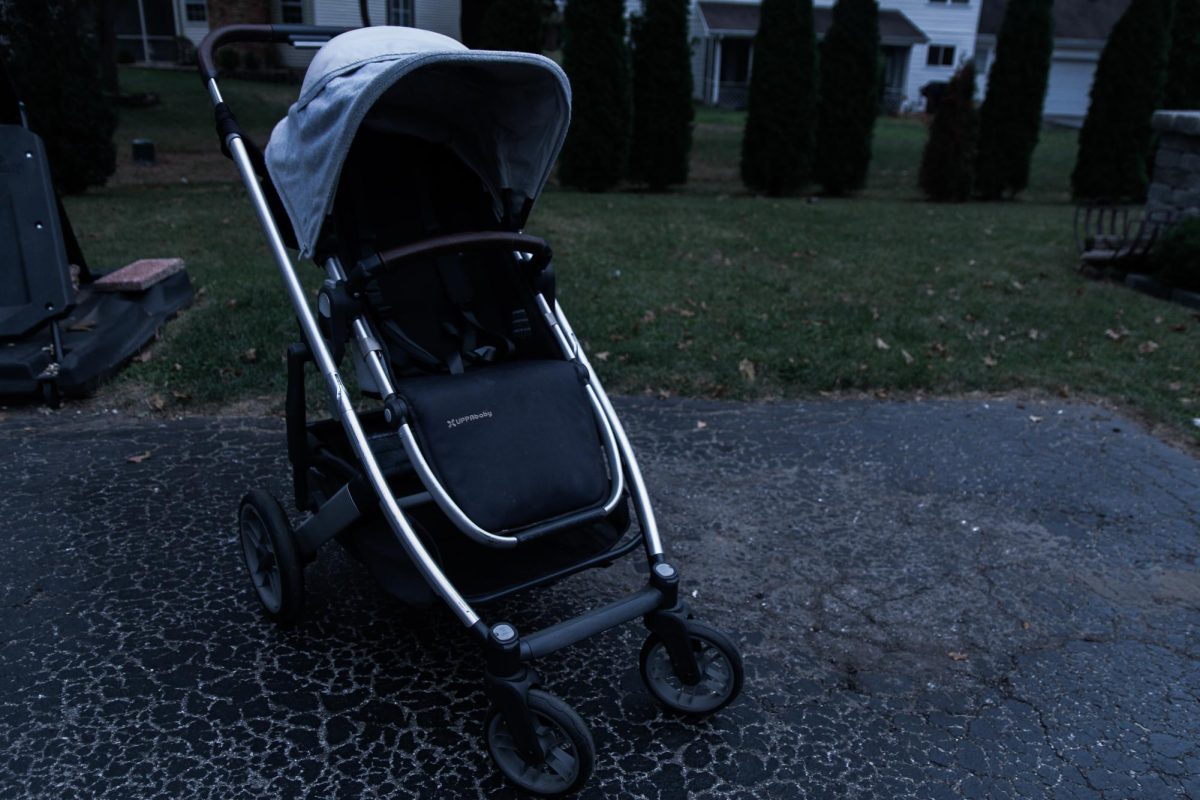 Stroller left empty after families who were expecting their adopted child were cut off the announcement.