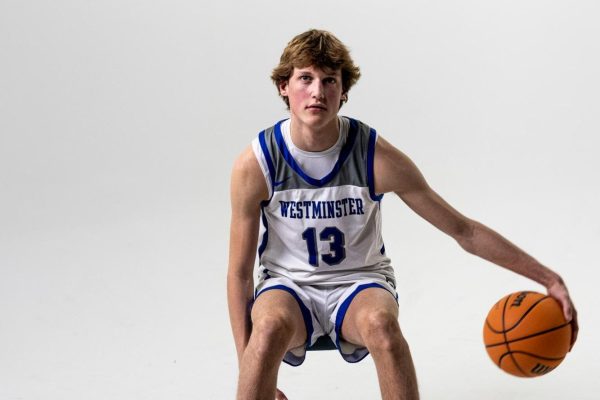 Evan Montandon poses for media day